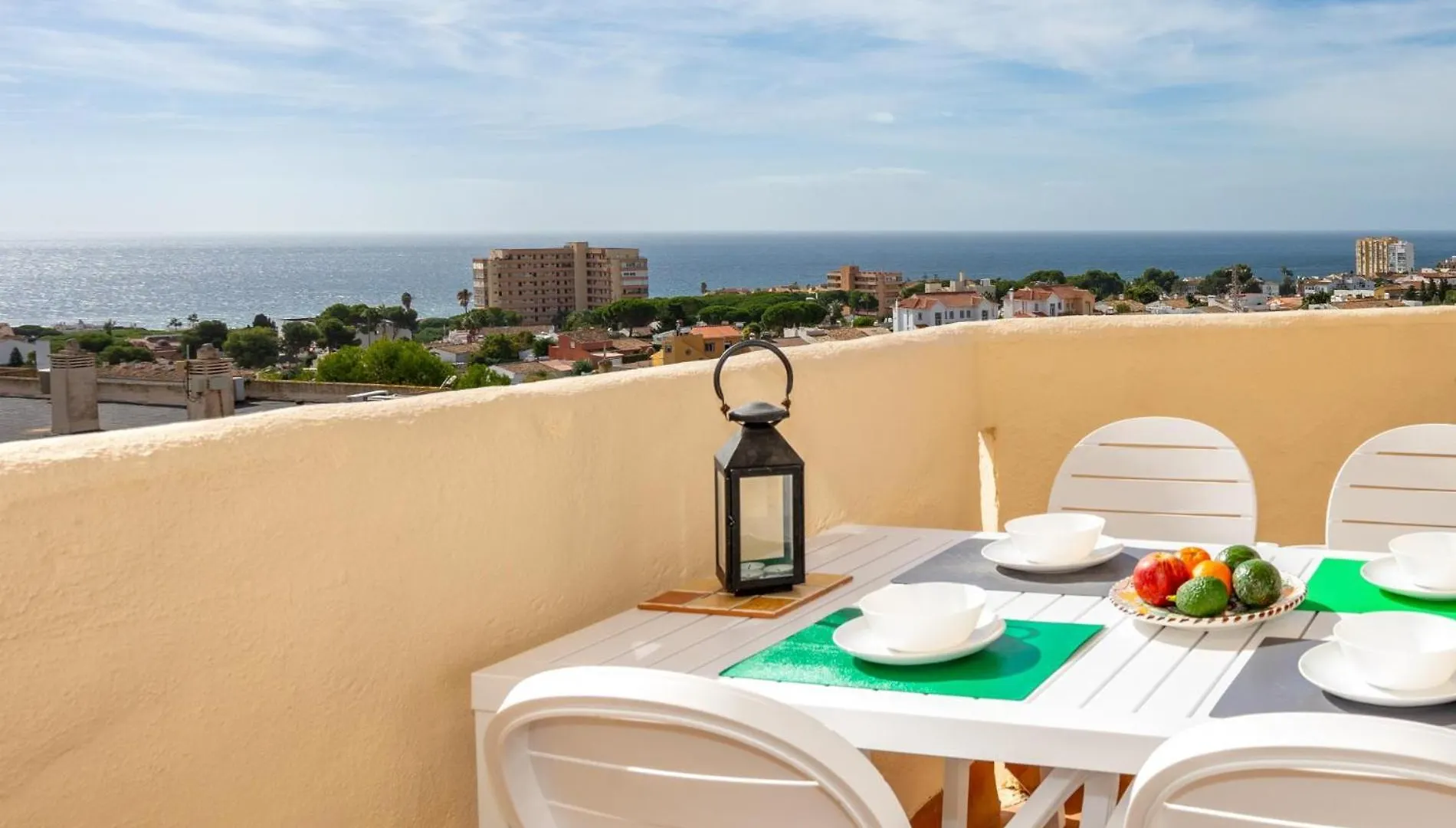 Riviera Gem: Stunning Sea View Terrace Apartment Mijas